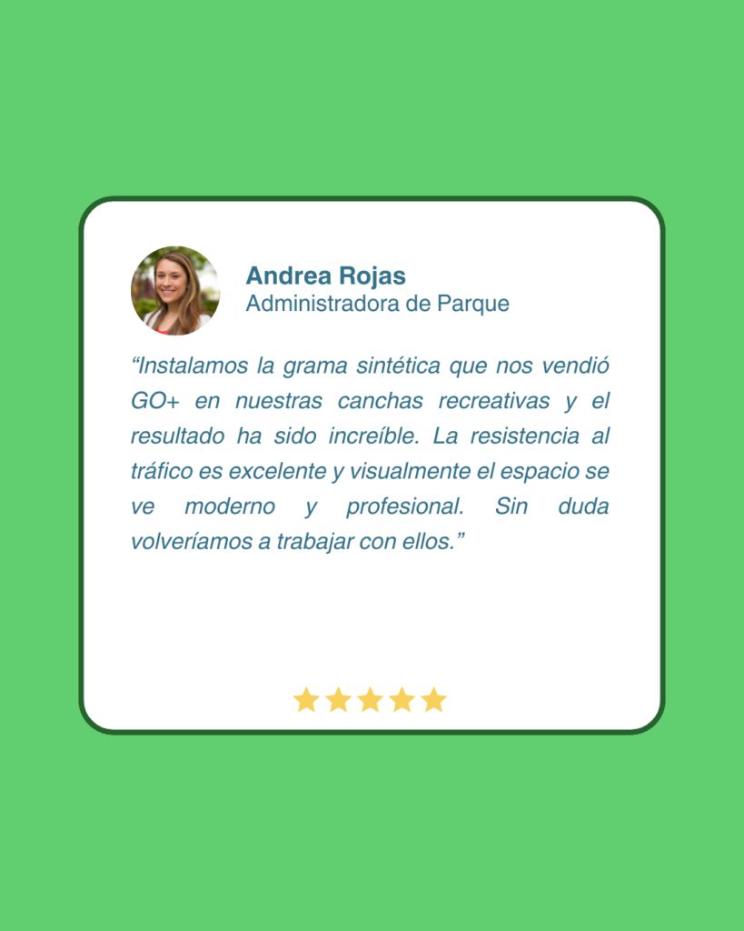 Grama Sintetica - Testimonio 2